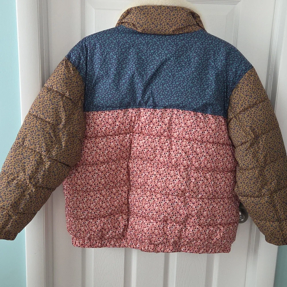 Universal Thread Multicolor Puffer Jacket - Picture 4 of 16